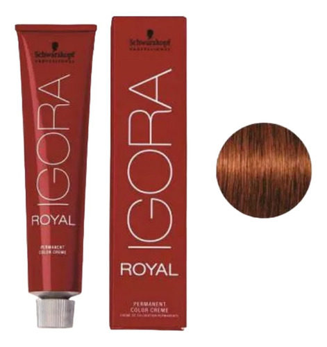  Igora Royal N 6.77 Rubio Oscuro Cobrizo Intenso Tendencia