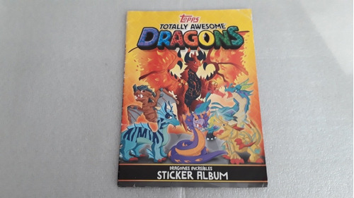 Álbum De Figuritas Dragons Totally Awesome. Topps. Incomple 