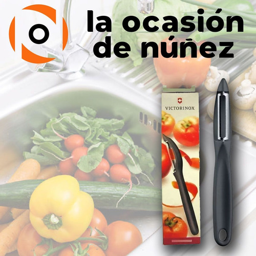 Pelapapas Victorinox Pela Papas Largo Frutas Suiza Acero Ino