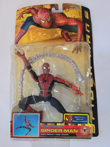 Spiderman 2 Movie Web Climbing Toybiz Marvel 2002 (Usado)