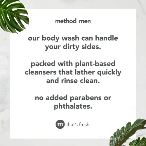 Body Wash Method Men Glacier + Granite 828 Ml Sin Parabenos