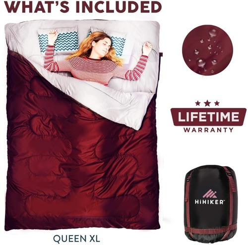 Imagen 2 de 6 de Sleeping / Bolsa Dormir / Queen + Almohadas + Funda
