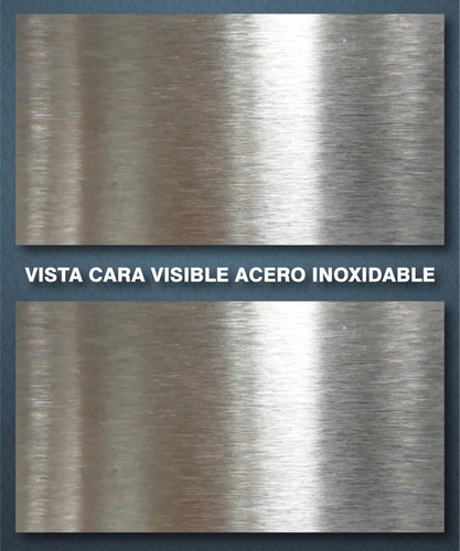 Imagen 3 de 5 de Placa Acero Inoxidable Número Frente De Casa Dirección