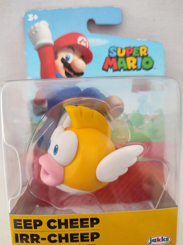 Figura Super Mario Eep Cheep Irr Cheep Pescado Jakks (Usado)