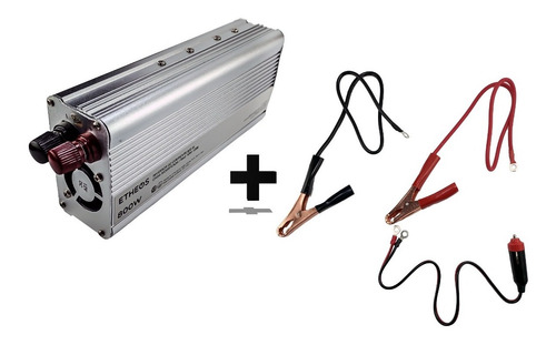 Imagen 1 de 10 de Inversor Conversor 12v A 220v 800w Con Usb Onda Modificada