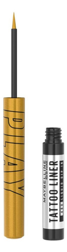 Delineador Líquido Maybelline Tattoo Liner Play Drop Metalizado