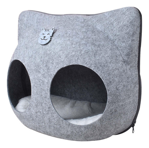 Cómoda Cueva Para Gatos, Cama Nido, Fieltro, Gatito, Casa