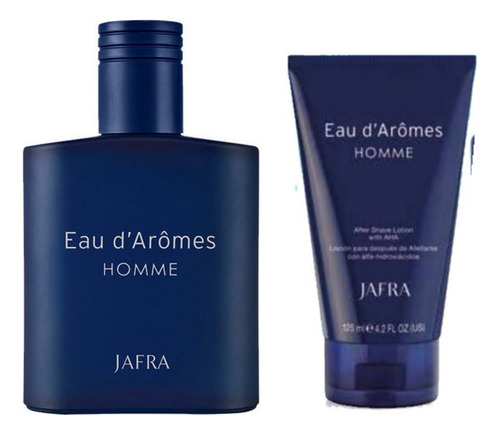 Set De Perfume Agua De Aromas Para Caballeros + After Shave 