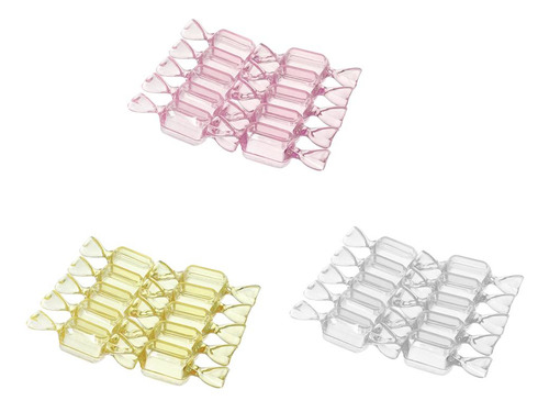 10 Piezas Mini Caja De Almacenamiento De Dulces De Rosado