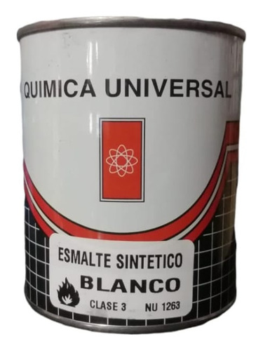 Esmalte Sintetico Quimica Universal Negro 1/16 Galón 