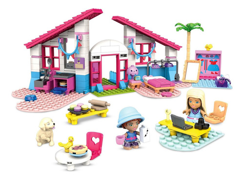 @ Juguete De Construcción Mega Construx Barbie Casa Malibú