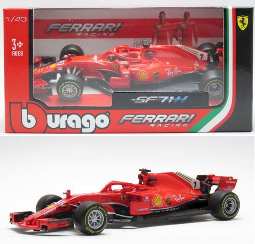 Ferrari F1 Sf71h Vettel #5 - Formula 1 2018 - 1/43 - Bburago