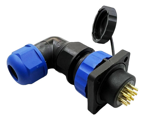 Conector 7 Vias Ip68 Prova D´água Sd20 Colheitadeira Trator