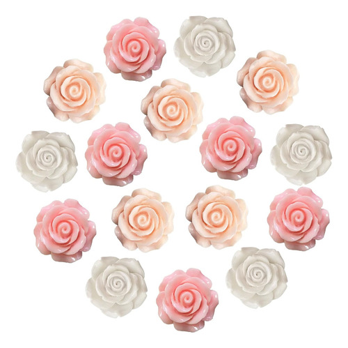 16 Imanes De Nevera Con Diseño De Flores, Imanes De Nevera R