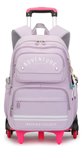 Mochila Con Ruedas Para Niñas Con Escalera Desmontable De Gr