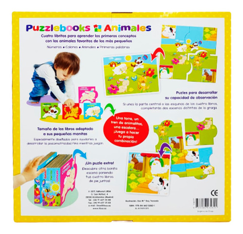 Puzzlebooks In Box - Animales - Varios Autores