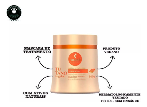 Haskell Kit Máscaras Progressiva Cavalo Forte E Tutano 500g