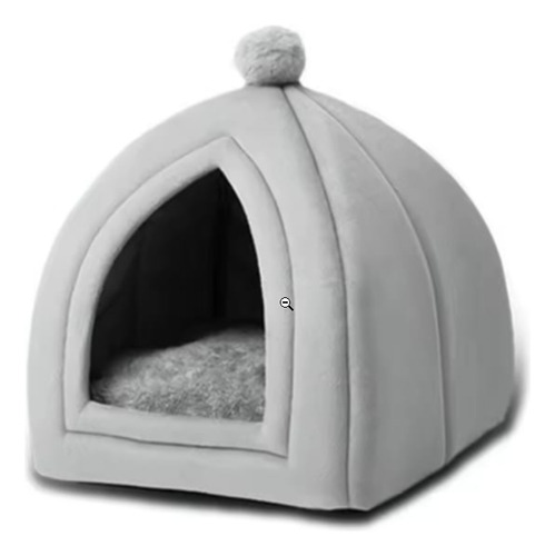 Nido Para Gatos, Otoño E Invierno, Yurta Cálida, Semicerrado Gris Nido