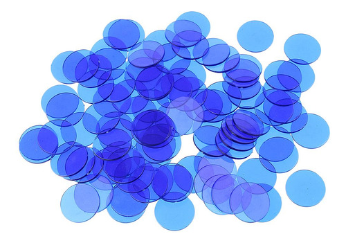 Fichas De Bingo 500 Piezas Azul 500 Piezas Azul