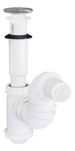 Para - Cespol Para Lavabo Con Push Button, Flexible Bote