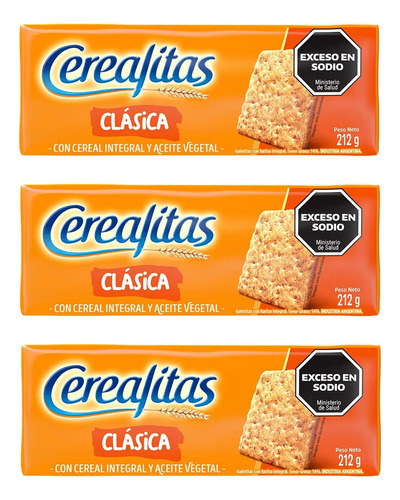 Cerealitas Clasicas 212gr Pack X 3un - Cioccolato Tienda