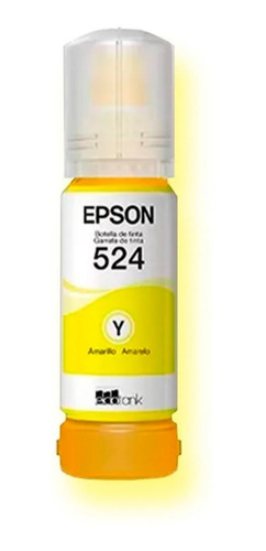 Botella De Tinta Epson T524 Amarillo