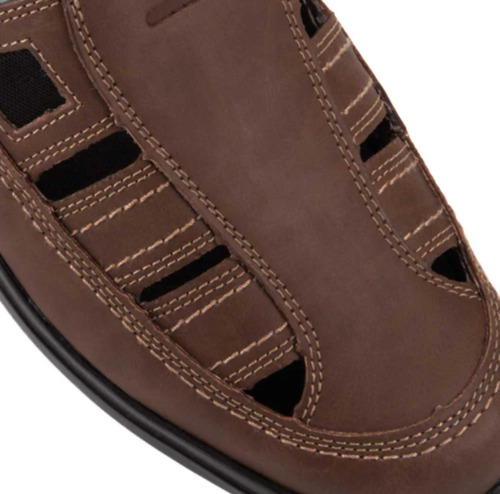 Sandalias De Caballero Confort Color Cafe 12