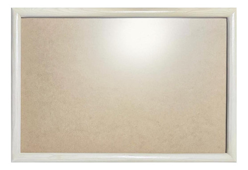 1 Marco De Madera Con Vidrio Anti 50x70cm, Todo Incluido Blanco Pastel