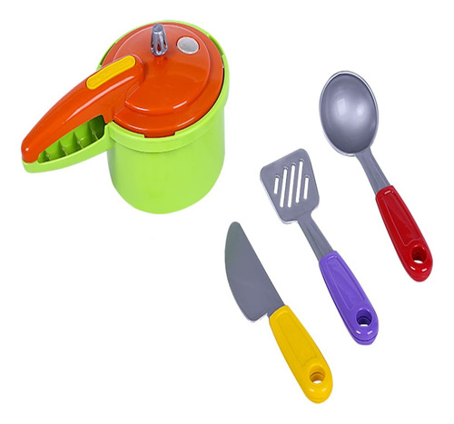 Kit De Cozinha 4 Peças De Brinquedo Poliplac