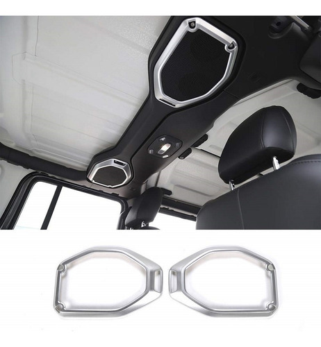 Zp 2 Peças Capa De Buzina Superior Jeep Wrangler Jl Jlu Jt