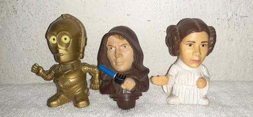 Star Wars Guerra De Las Galaxias Lucasfilm Cabezones 3x1 (Usado)