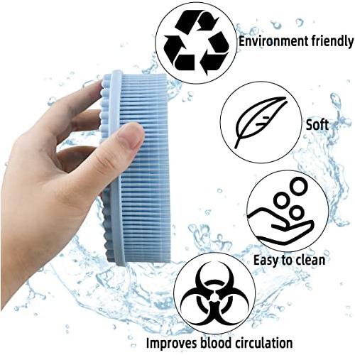 Exfoliante Corporal De Silicona, Cepillo De Baño De Silicona