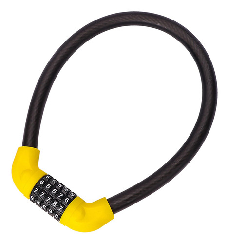 Cable Para Candado De Bicicleta Con Número De Cinco