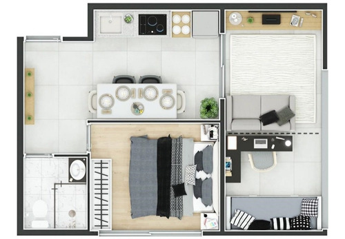 Imagem 24 de 26 de Apartamento Santana - 01 Dorm - Studio - 0000041 - 69812966
