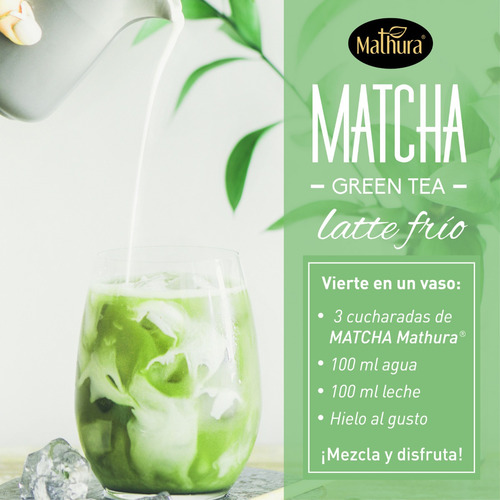Te Matcha Mathura 600g Mezcla En Polvo