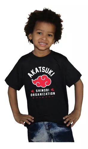 AKATSUKI - NUVEM - NARUTO SHIPPUDEN - TSHIRT BASIC