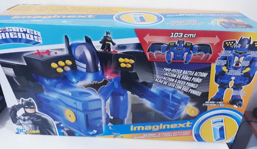 Enorme Robot Batman Imaginext Megabot De Niños Altura 60 Cm