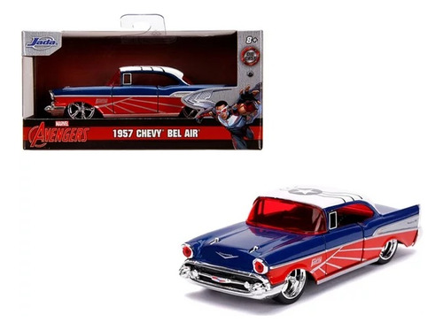 1957 Chevrolet Bel Air Falcon Marvel Avengers  Jada 1/32