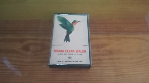 Maria Elena Walsh  Aqu Me Puse A Vivir  Cassette Nuevo 