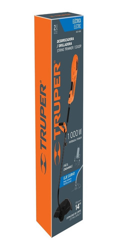 Truper DES-1000 color negro y naranja 127V 1000W 14" de diámetro de corte