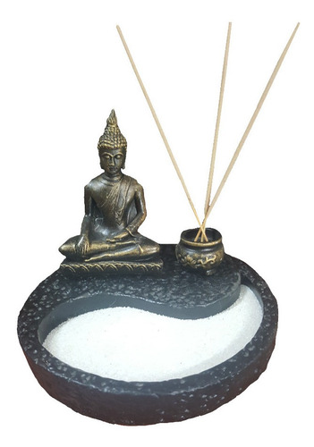 Jardin Zen Con Buda Con Base Yin & Yang