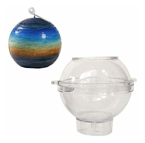 Molde Plastico P/velas Artesanales - Esfera 7.5 Cm