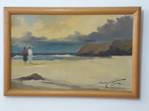 1316- Sansão Pereira Osj 44x30cm Com Moldura. Marinha. (Usado)
