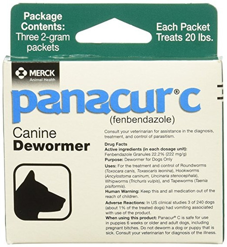 Panacur Canine Antihelmíntico 2 Gramo