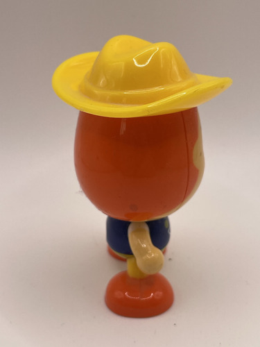 Figura De Sheriff Cabezon Con Ojos Mobiles 2001 Mattel 8cms (Usado)