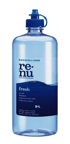 Imagen 2 de 4 de Renu Fresh 500ml X2 Solución Multiproposito Lentes Contacto