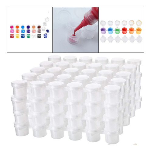 Latas De Pintura Vacías En Tiras, 20 Piezas 5ml 17cm