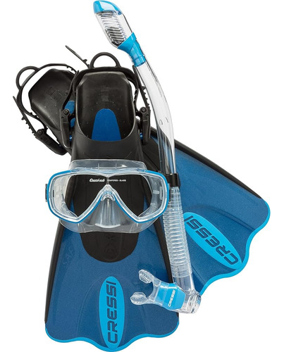 Cressi Palau Saf Set, Azul, L/xl