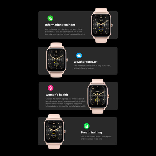 Reloj 1.8 Ip68 Para Android Ios Con Heart E