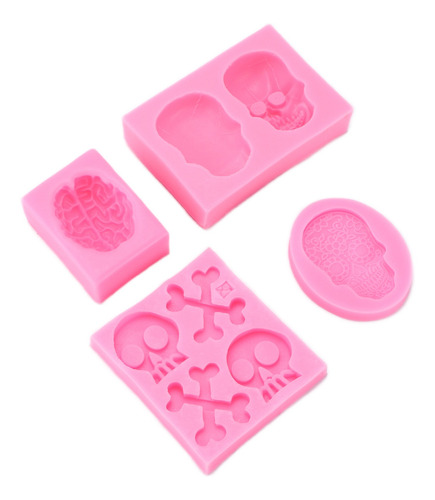 Moldes Para Fondant De Halloween, Resistentes A Altas Temper